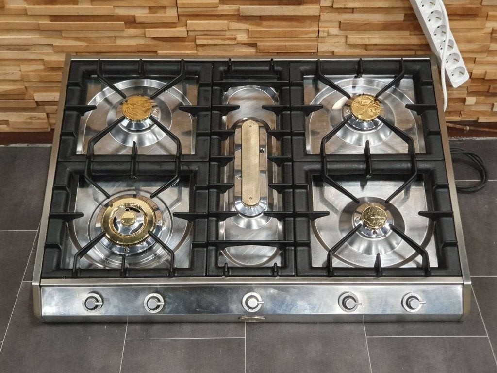 Luxe Boretti Kookplaat 90cm opbouw 5 pits visbrander, Elektronische apparatuur, Kookplaten, Niet ingevuld, Niet ingevuld, Ophalen of Verzenden