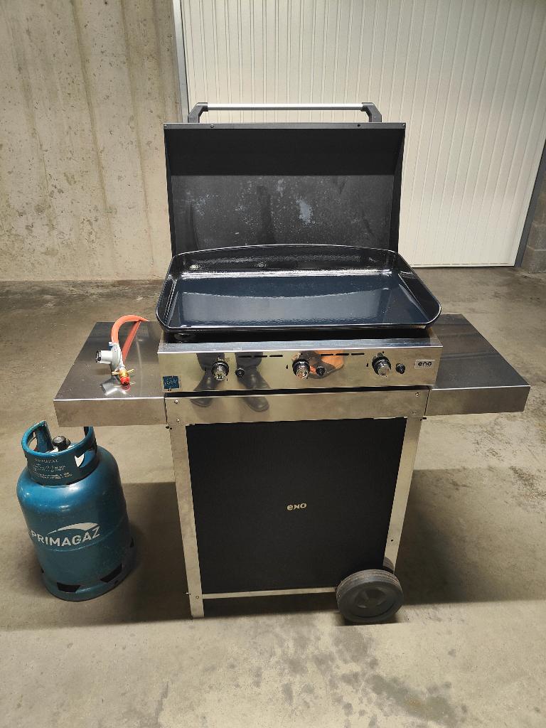 Gasbarbecue Plancha ENO Oceane 65., Tuin en Terras, Ophalen, Zo goed als nieuw