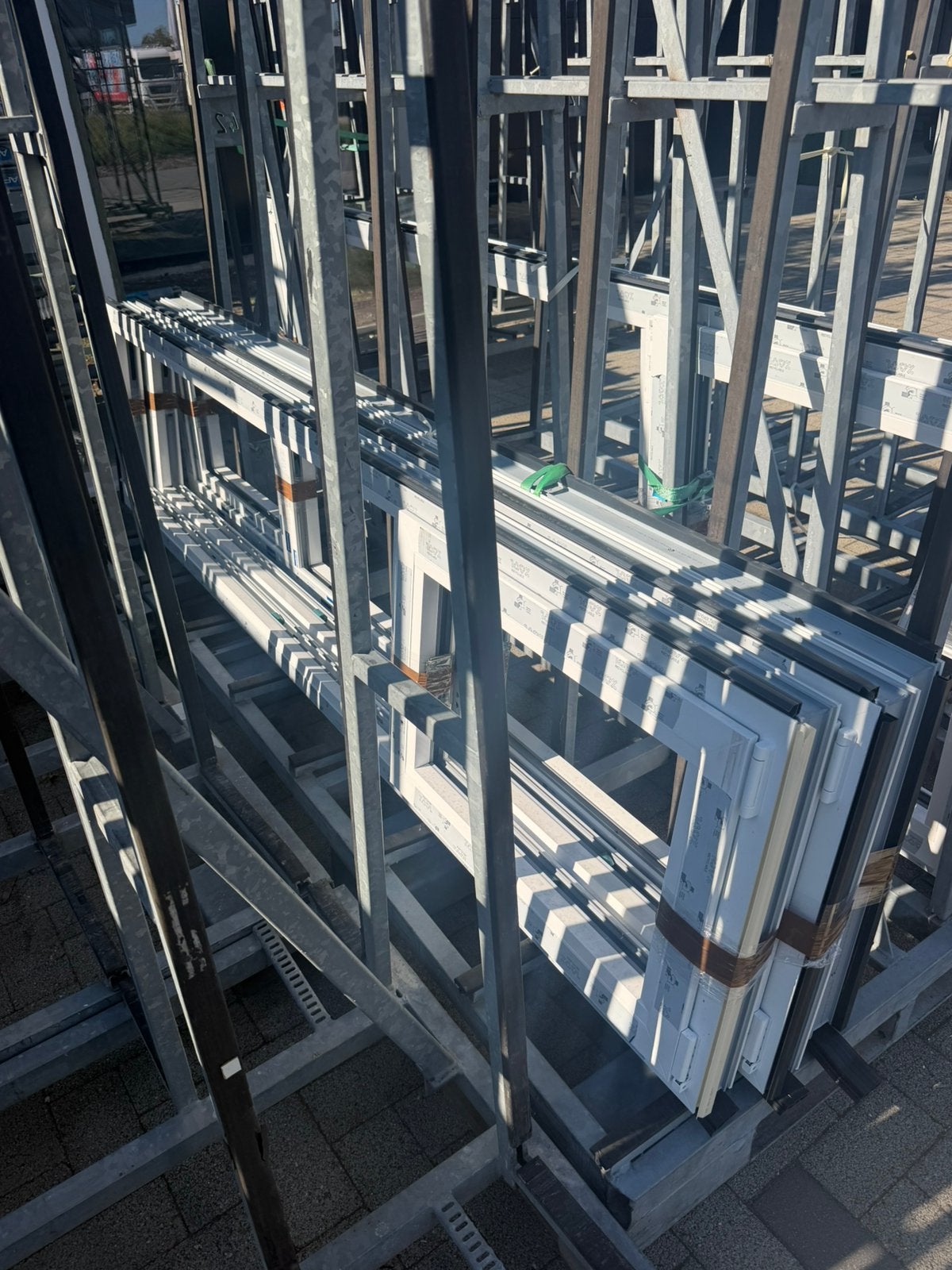 4 PVC ramen wit  - Deceuninck (NIEUW), Bricolage & Construction, Enlèvement, Comme neuf