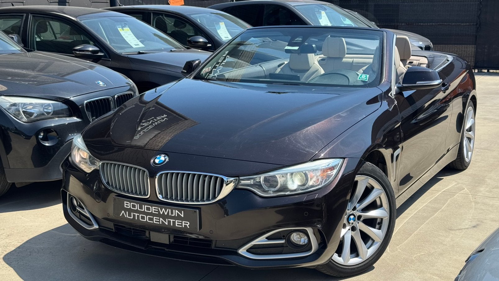 Bmw 420D Cabrio Full Optie ! Topstaat Euro6B 141.xxxkm, Auto's, BMW, Automaat, Achterwielaandrijving, Cabriolet, Leder