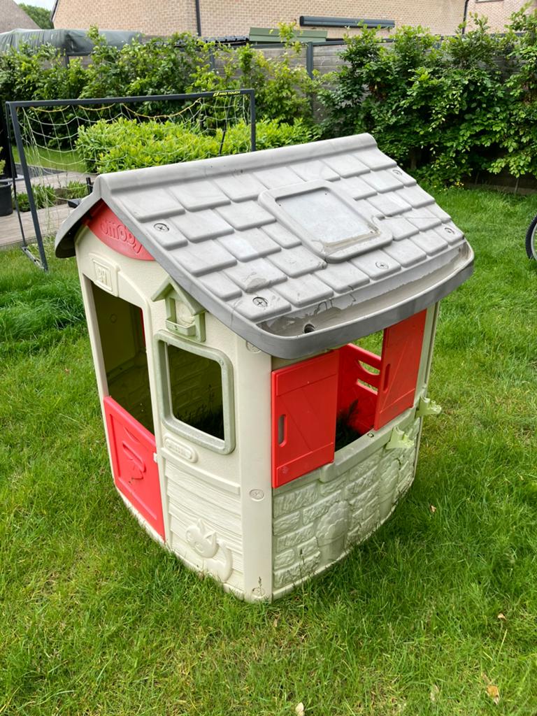 Smoby speelhuisje te koop, Kinderen en Baby's, Speelgoed | Buiten | Speelhuisjes, Ophalen, Gebruikt, Kunststof