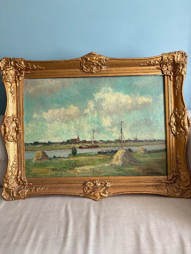 Peinture ancienne de JB Verhoeff, Enlèvement