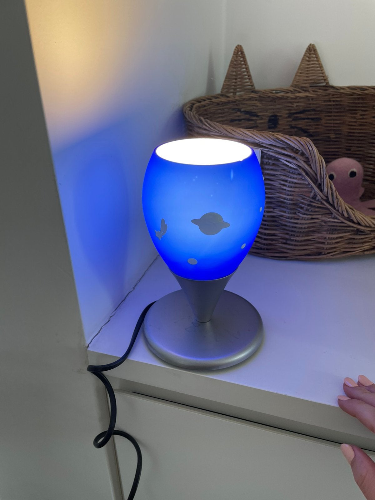 Nachtlampje kids, Blauw, Met schakelaar, Overige merken, Kinderlamp