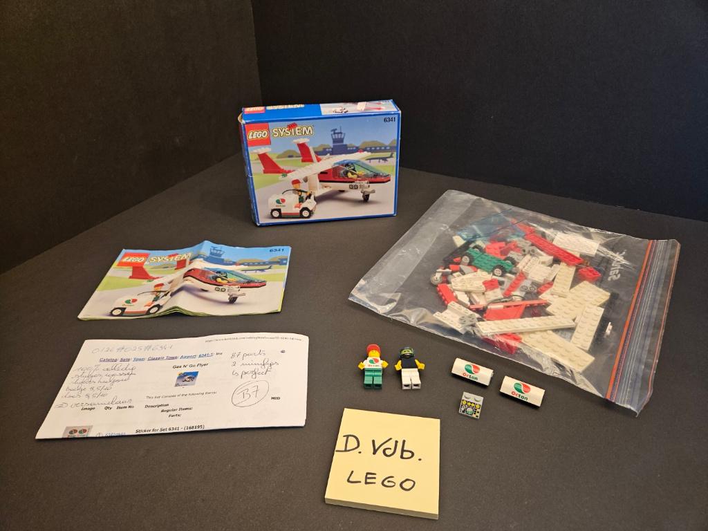LEGO Classic Town 6341 Gas N' Go Flyer MET DOOS TOP, Instructions incluses, Enlèvement ou Envoi, Lego, Ensemble complet