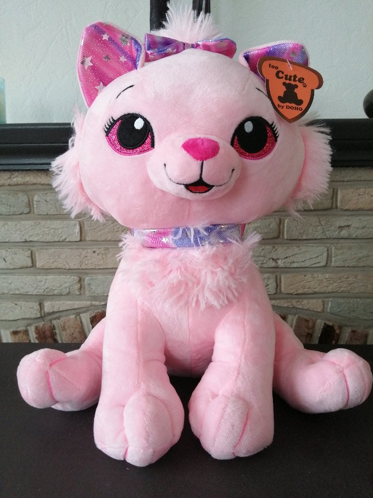 Chat en peluche - Too Cute de Doho, Enfants & Bébés, Jouets | Peluches, Neuf, Avec étiquette, Enlèvement ou Envoi, Chat