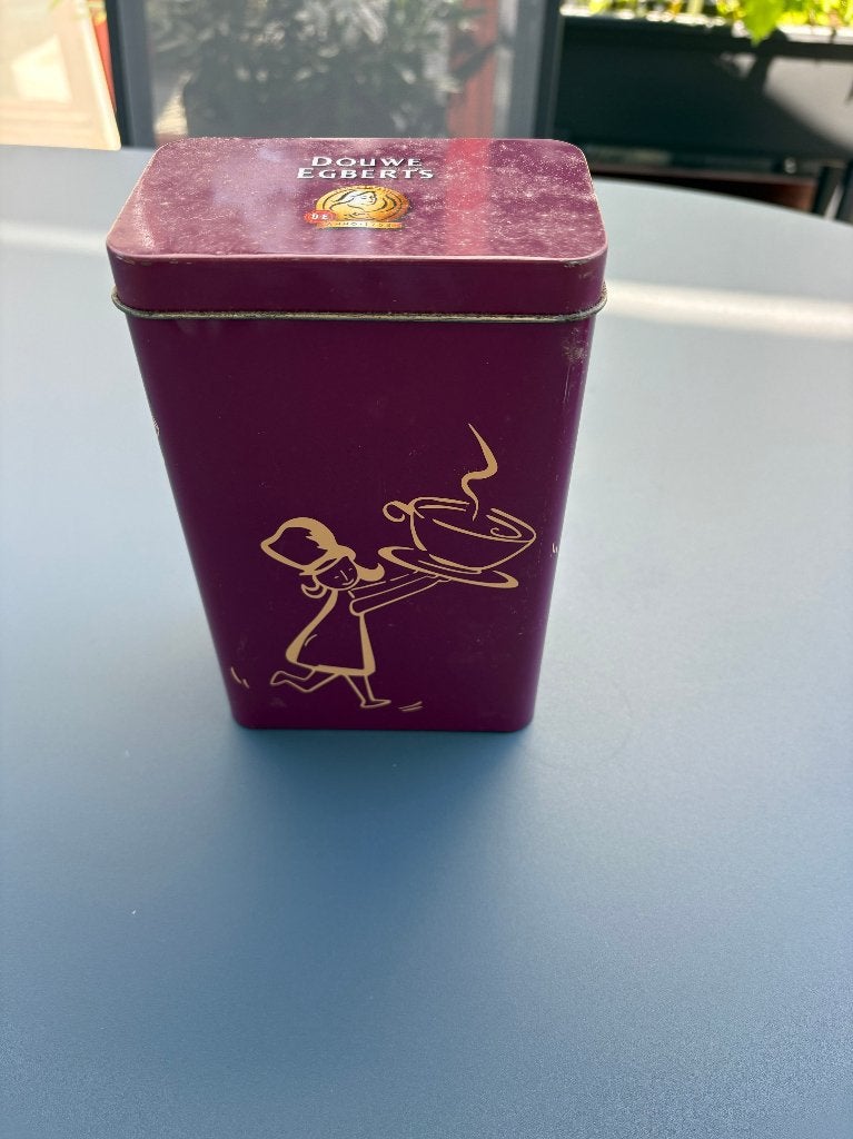 Canette à café en étain Douwe Egberts, Enlèvement ou Envoi, Neuf, Café, Douwe Egberts