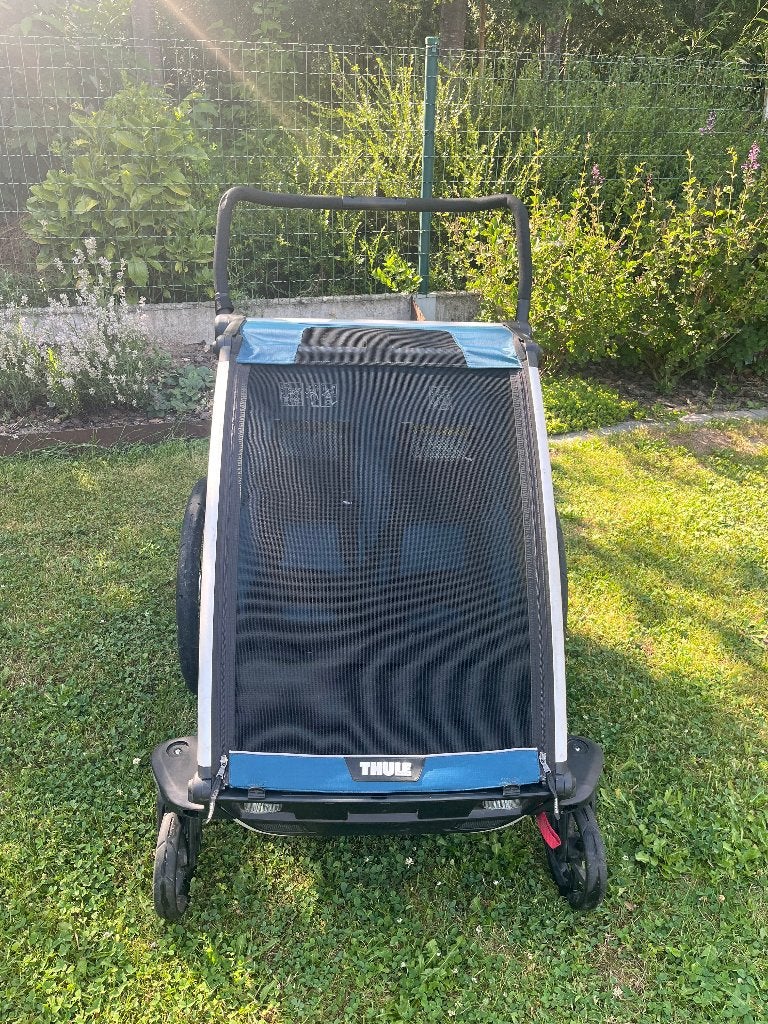 Thule cross double fietskar, Fietsen en Brommers, Ophalen, Gebruikt, Opvouwbaar, Thule