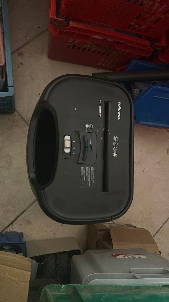 Fellowes p55-c shredder papiervernietiger, Ophalen, Gebruikt