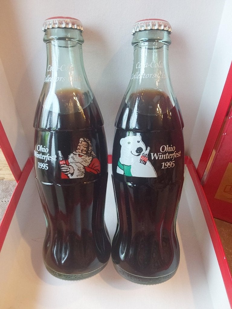 Coca Cola SET OHIO WINTERFEST 1995 COLLECTORS CLUB, Collections, Enlèvement ou Envoi
