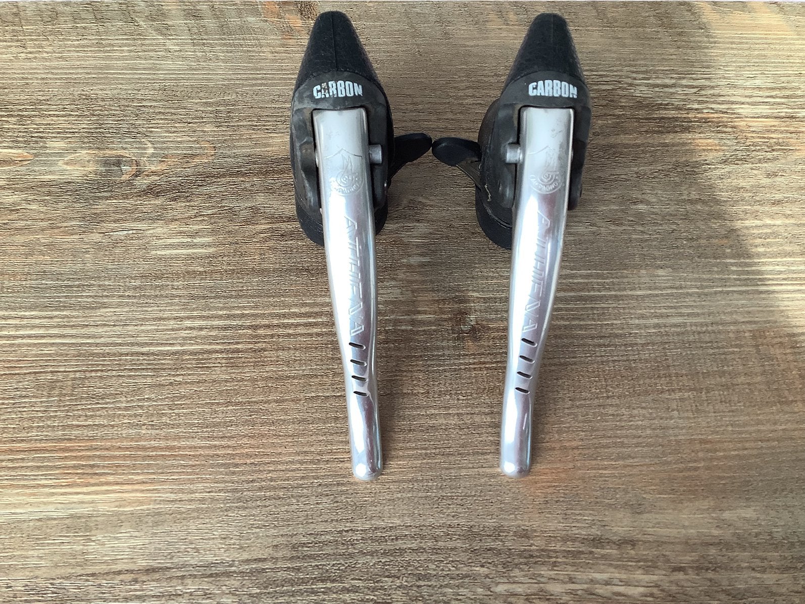 Shifters Campagnolo Athena 2/3 x 8 vitesses, Vélos & Vélomoteurs, Enlèvement ou Envoi, Comme neuf