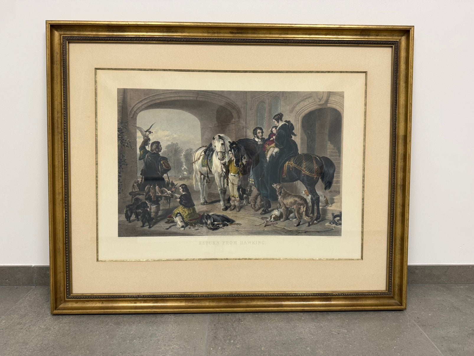 Gravure jacht, Enlèvement, Gravure