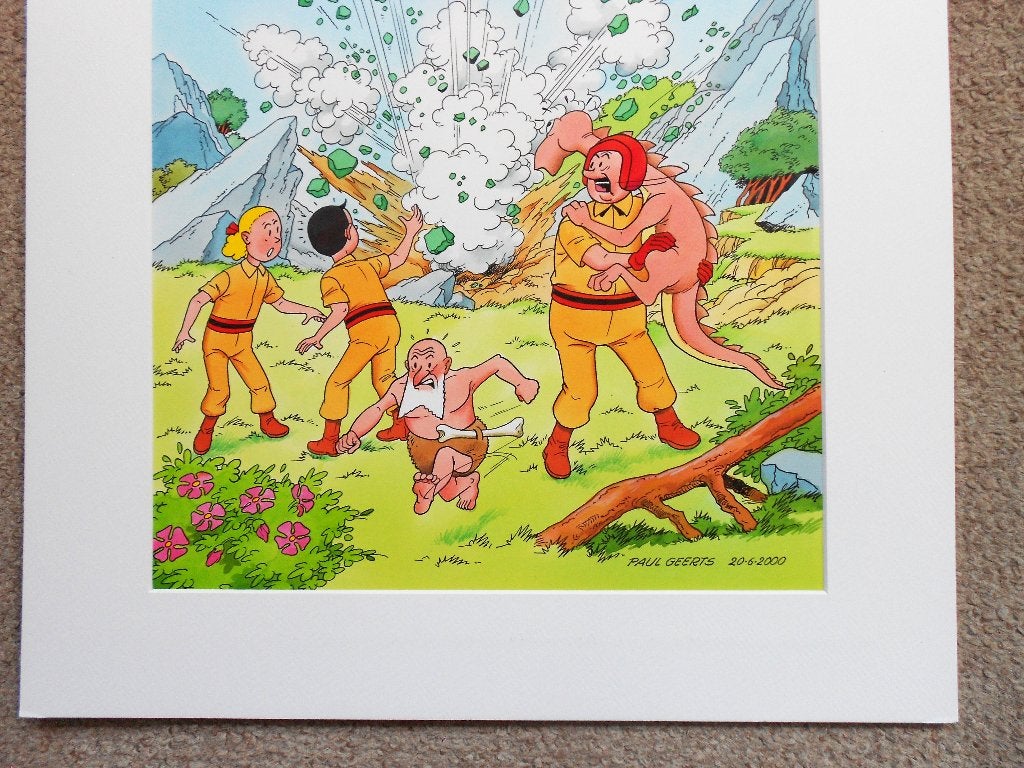 Suske en Wiske - De Groene Splinter -orig ecoline tek Geerts, Enlèvement ou Envoi, Neuf, Willy Vandersteen / Paul Geerts