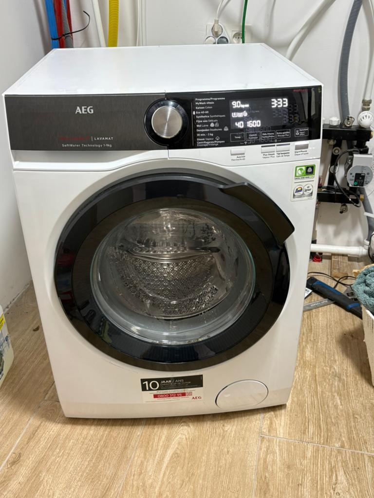✅AEG 9000 series wasmachine, Enlèvement, Comme neuf