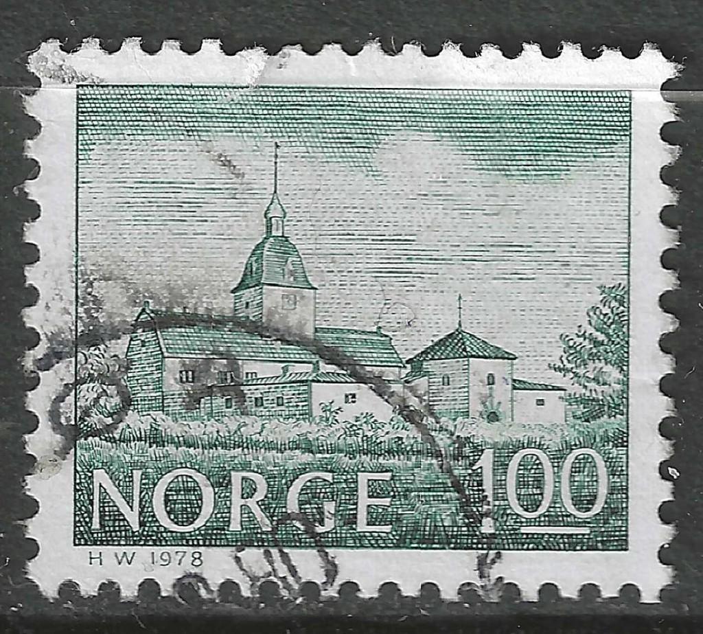 Noorwegen 1978 - Yvert 722 - Austratt landhuis uit 1650 (ST), Postzegels en Munten, Postzegels | Europa | Scandinavië, Verzenden