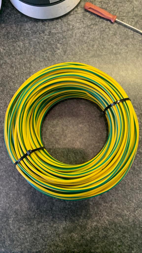 aardingsdraad  geel groen 1x6 mm2(HO7V-U), Enlèvement