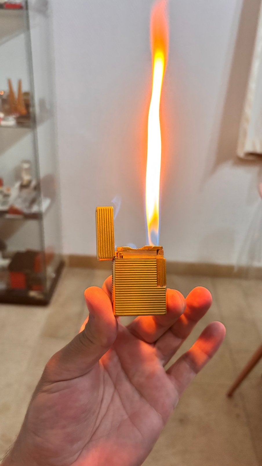 Briquet St Dupont Hermès, Enlèvement ou Envoi, Utilisé, Briquet