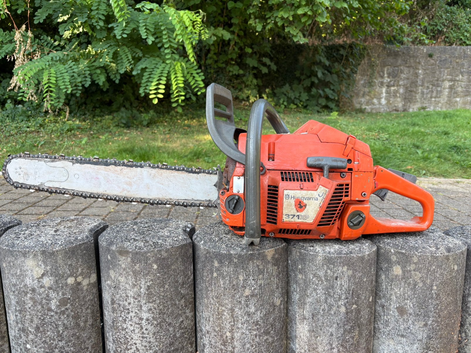 Tronçonneuse professionnelle Husqvarna 371 XP - 71 cm³, Enlèvement, Utilisé