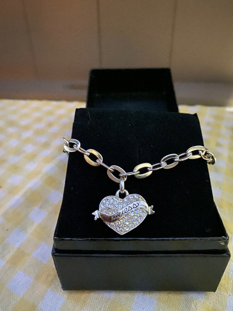 Guess armband, Bijoux, Sacs & Beauté, Bracelets, Enlèvement ou Envoi, Comme neuf, Argent, Avec strass