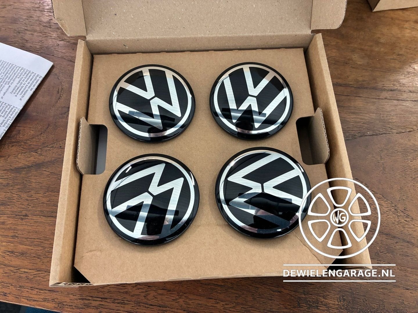 4x VW Naafkap DYNAMISCH Origineel Golf Tiguan Transporter et, Auto-onderdelen, -, -, Nieuw, Ophalen of Verzenden