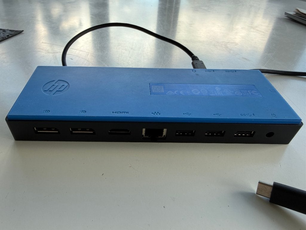 HP USB C-dock G4, Computers en Software, Ophalen of Verzenden, Zo goed als nieuw, Docking station, HP
