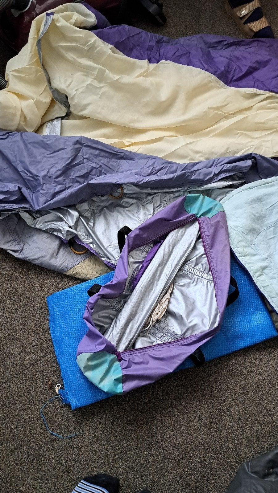 Tent 2 personen met toebehoren, Caravans en Kamperen, Ophalen