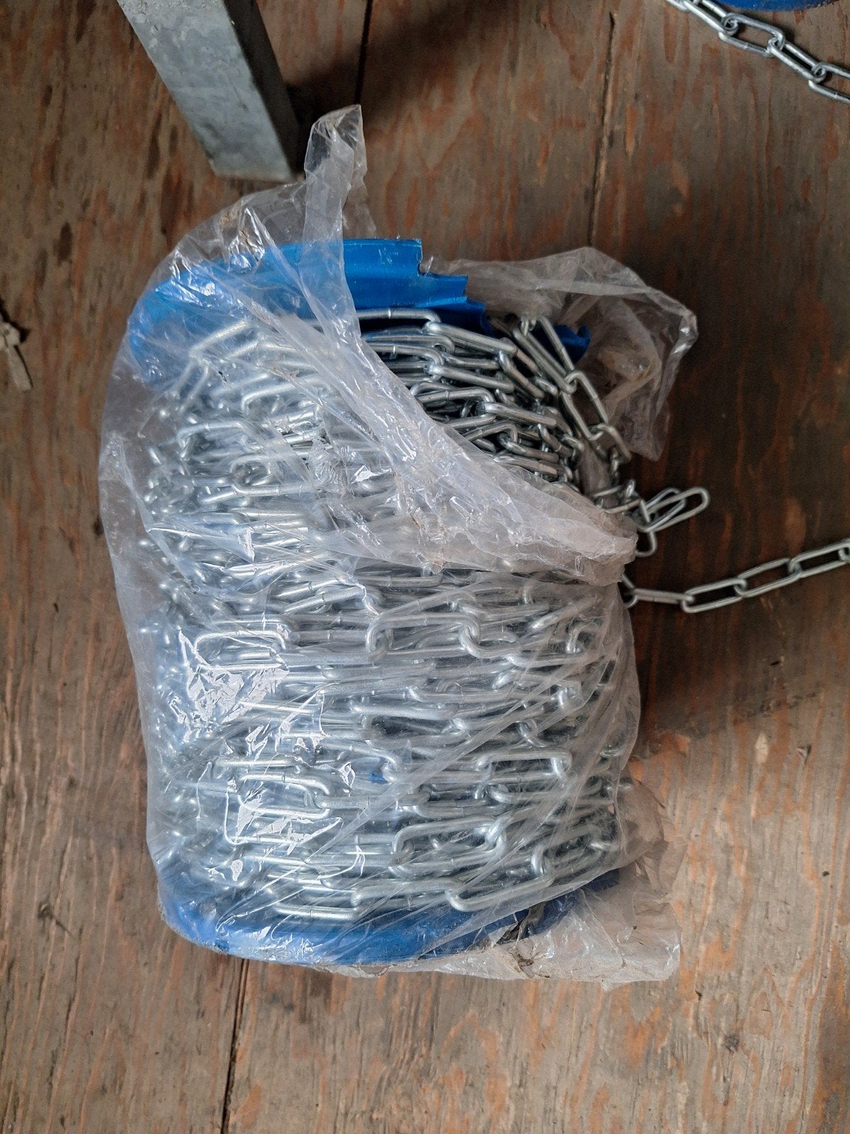 Nieuwe gegalvaniseerde ketting - 4mm x 50m, Ophalen, Nieuw, 20 meter of meer, Overige typen