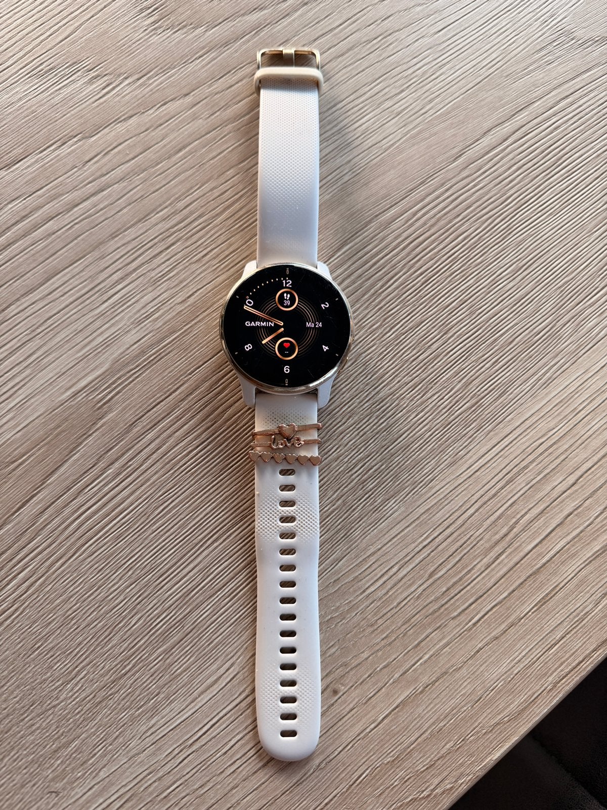 Garmin Venu 2 Plus - Gold, Handtassen en Accessoires, Sporthorloges, Ophalen, Waterdicht, Hoogte, Gebruikt
