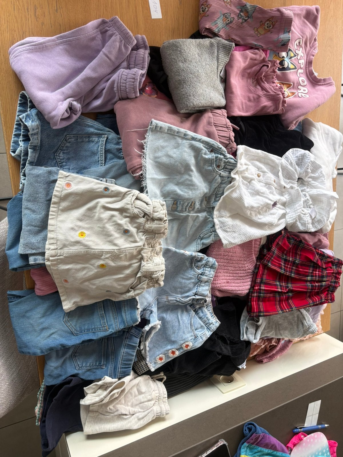 Pakket meisjes kleding maat 104, Ophalen, Gebruikt, Overige maten