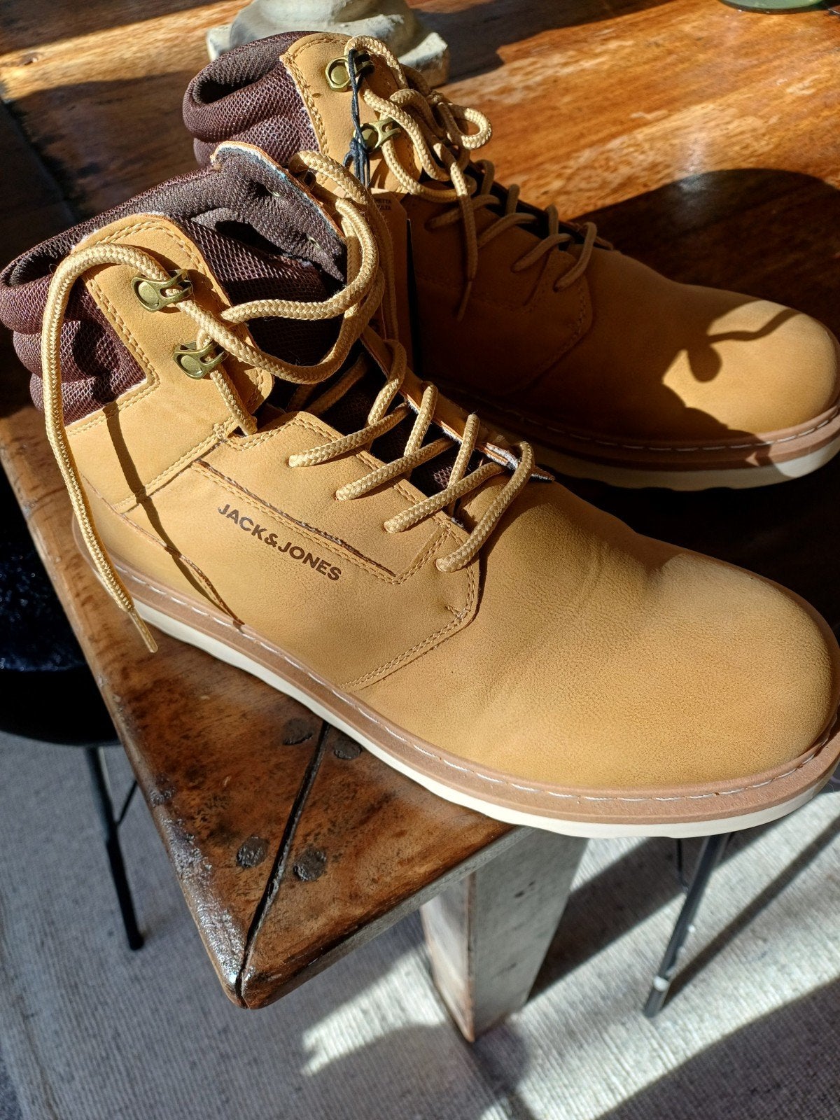 schoenen, Ophalen, Bruin, Boots, Nieuw