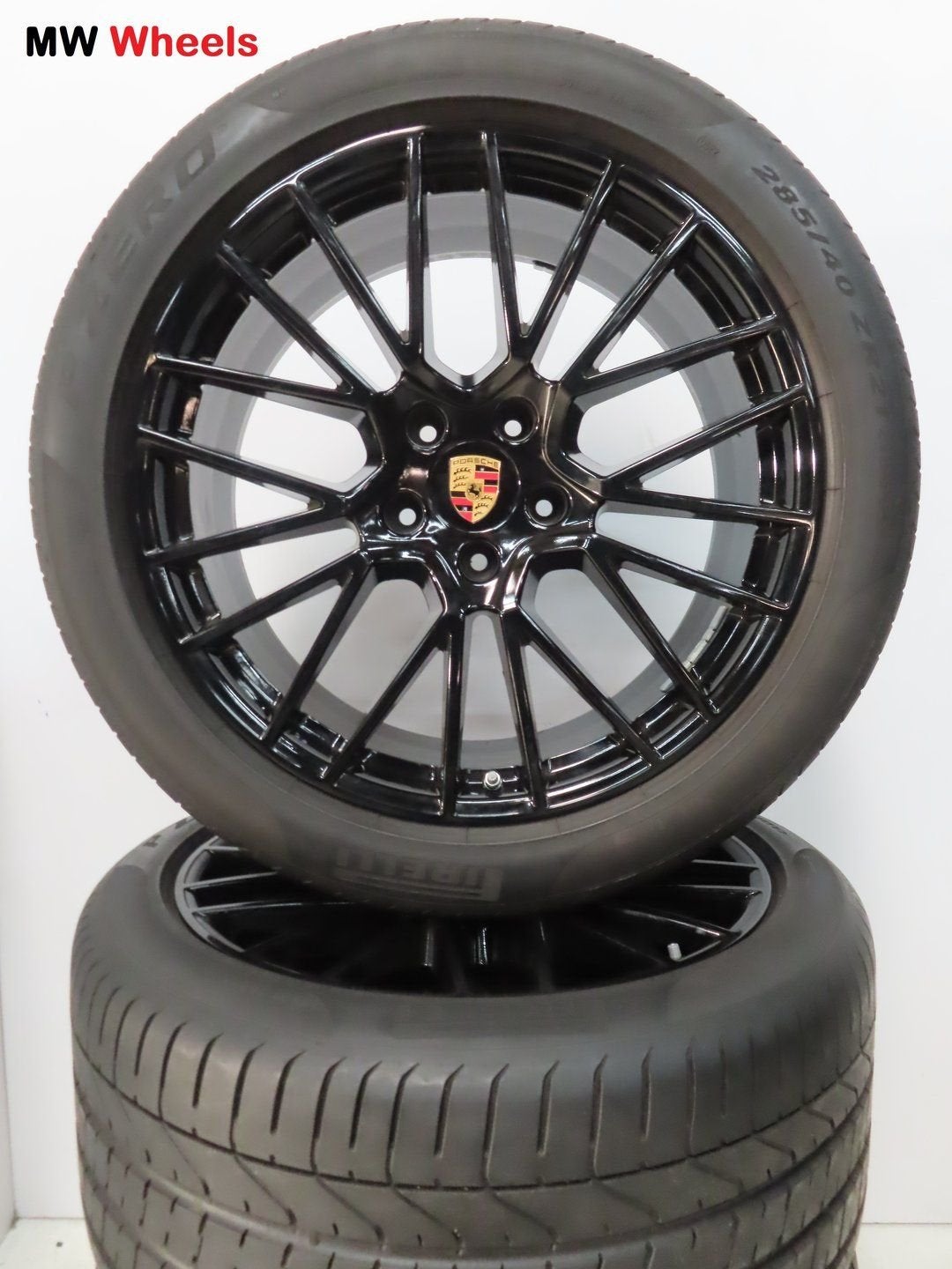 Porsche 21 inch velgen Origineel Cayenne 9Y SUV zomerbanden, Auto-onderdelen, Banden en Velgen, Gebruikt, -, 285 mm, -