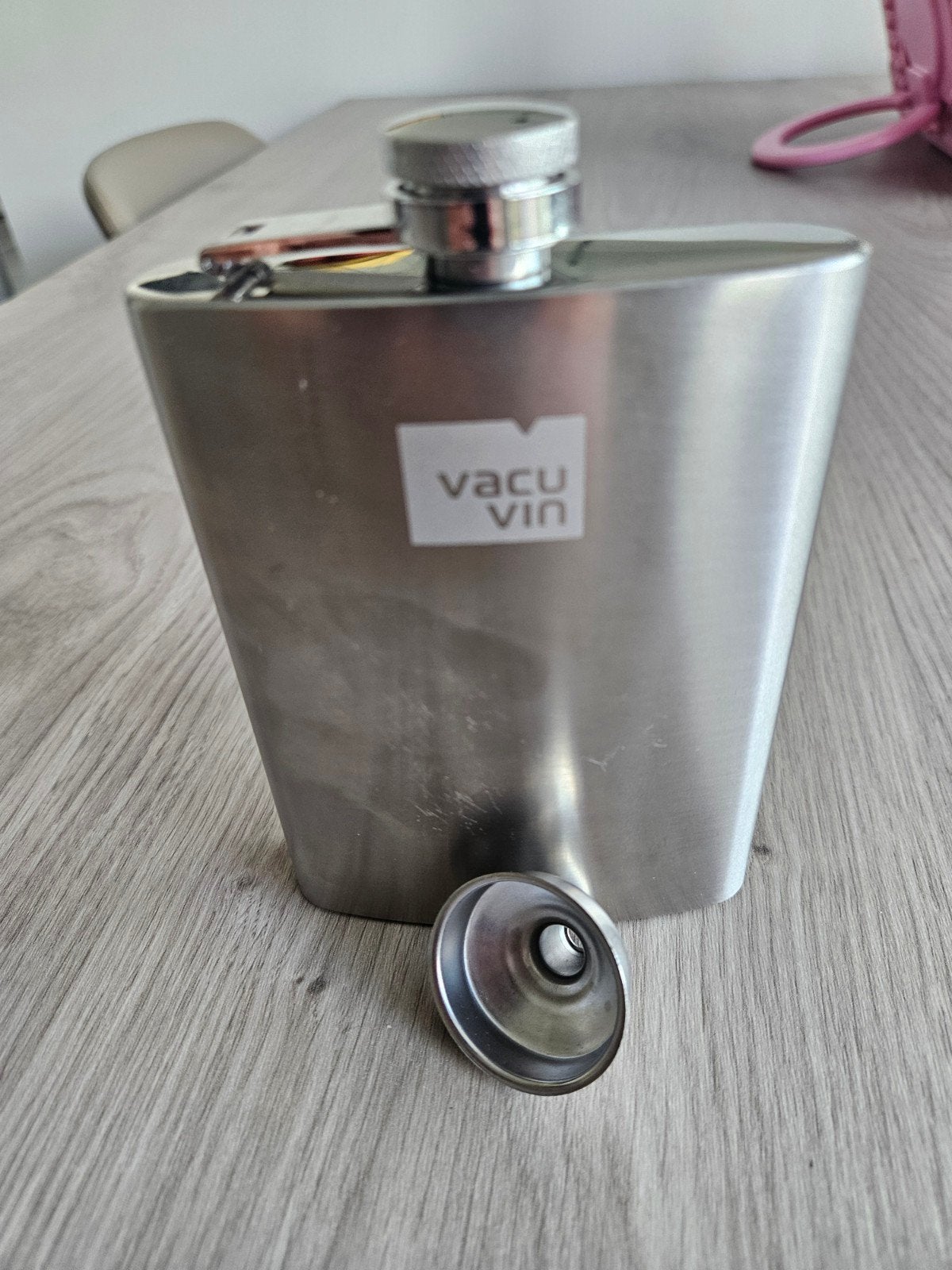 drank fles Vacu Vin 240ml, Neuf, Verre ou Verres, Enlèvement, Métal