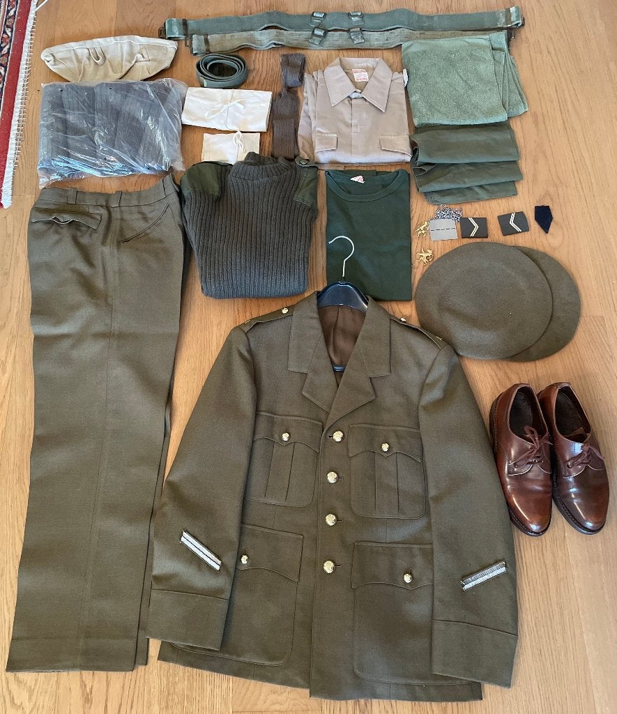 Objets militaires armée Belge ABL -vintage- TBE/neuf +/-1981, Enlèvement, Armée de terre, Autres types