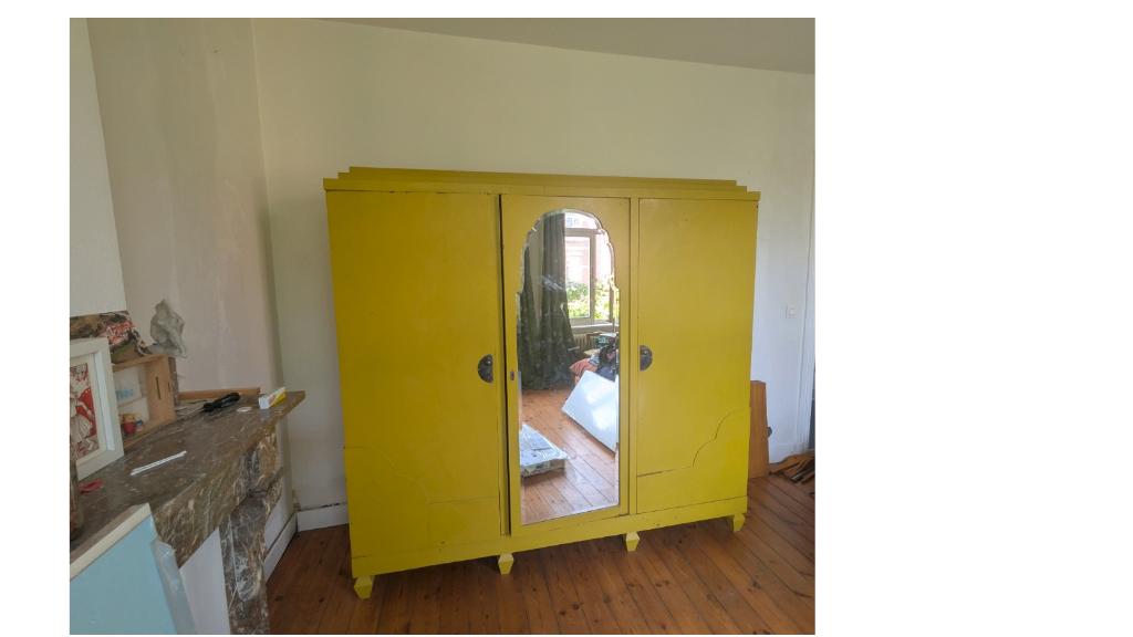 Kleerkast, Huis en Inrichting, Kasten | Kleerkasten, Ophalen, Met deur(en), Gebruikt, 150 tot 200 cm