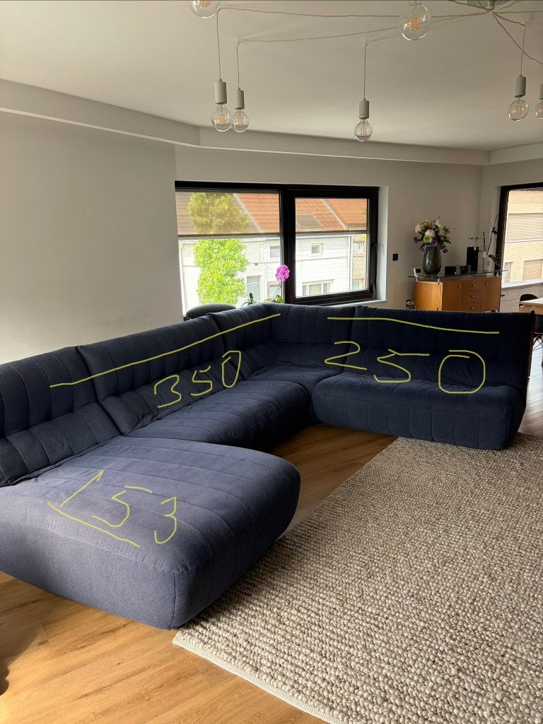 Zetel, Maison & Meubles, Canapés | Salons, Utilisé, Banc d'angle, Quatre personnes ou plus, Tissus, Enlèvement