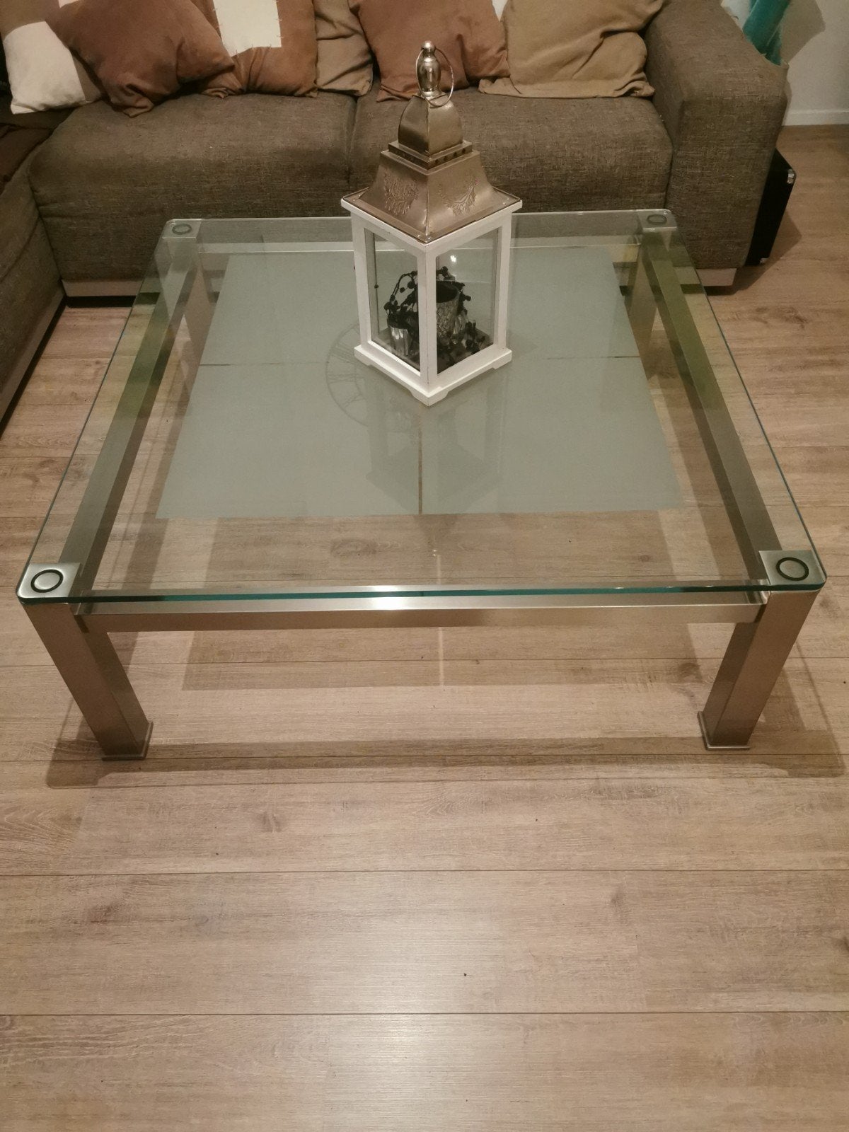 Grote woonkamertafel, Ophalen, Glas