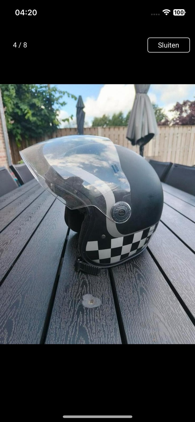 Vespa helmen, Ophalen, Zo goed als nieuw