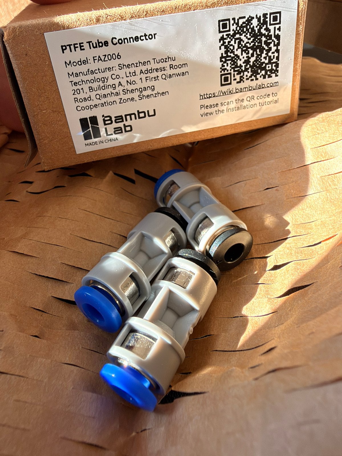 Bambulab PTFE Tube Connector, Enlèvement ou Envoi, Neuf