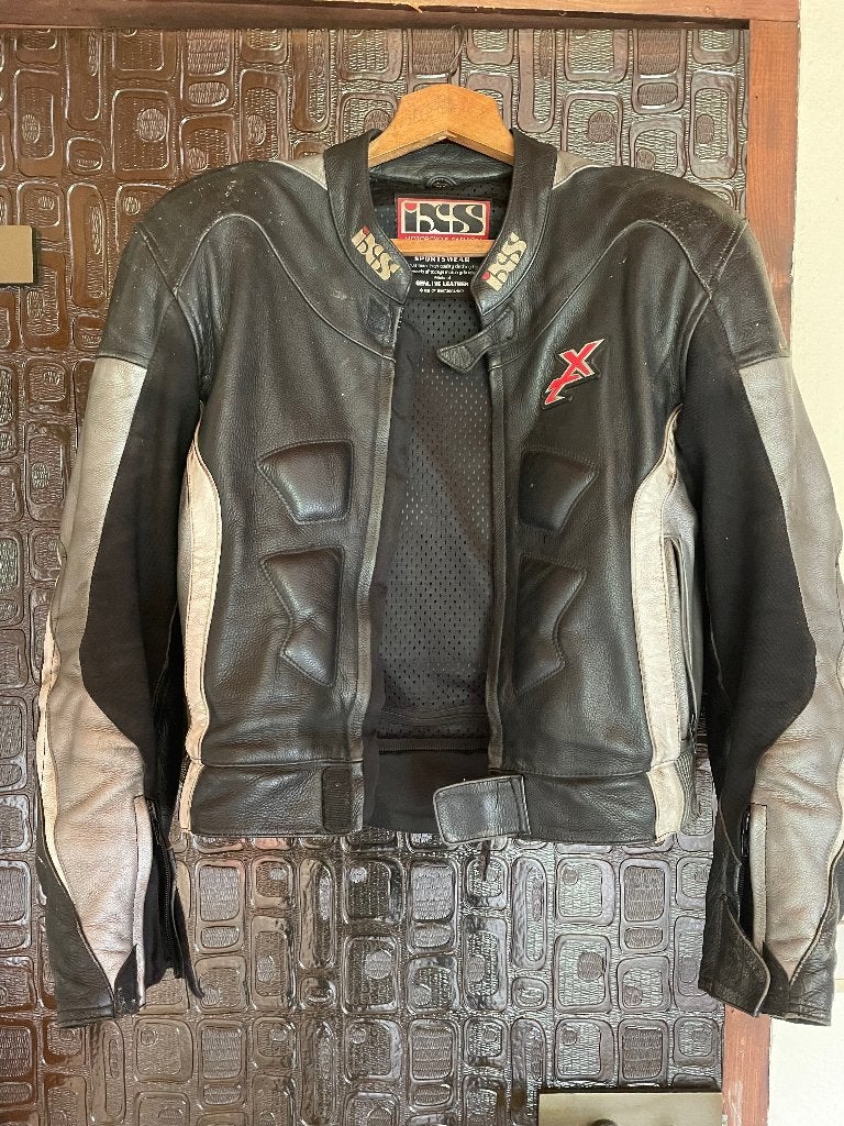 Combi cuir IXS 2 pièces L, Motos, Seconde main, Enlèvement, Combinaison, IXS