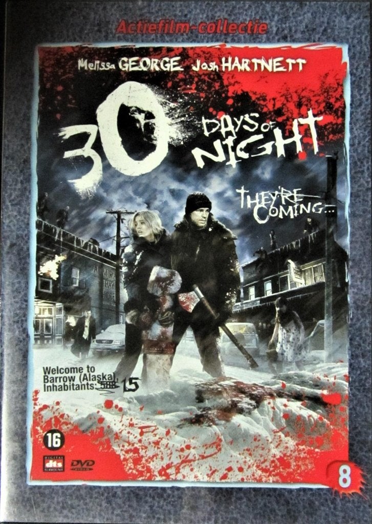 DVD HORROR- 30 DAYS OF NIGHT, Vampiers of Zombies, Engels, Alle leeftijden, Nederlands