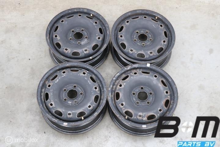 Org 14 inch stalen velgen VW Fox / Polo 9N 6Q0601027H, Autos : Pièces & Accessoires, Pneus & Jantes, Utilisé, Jante(s)