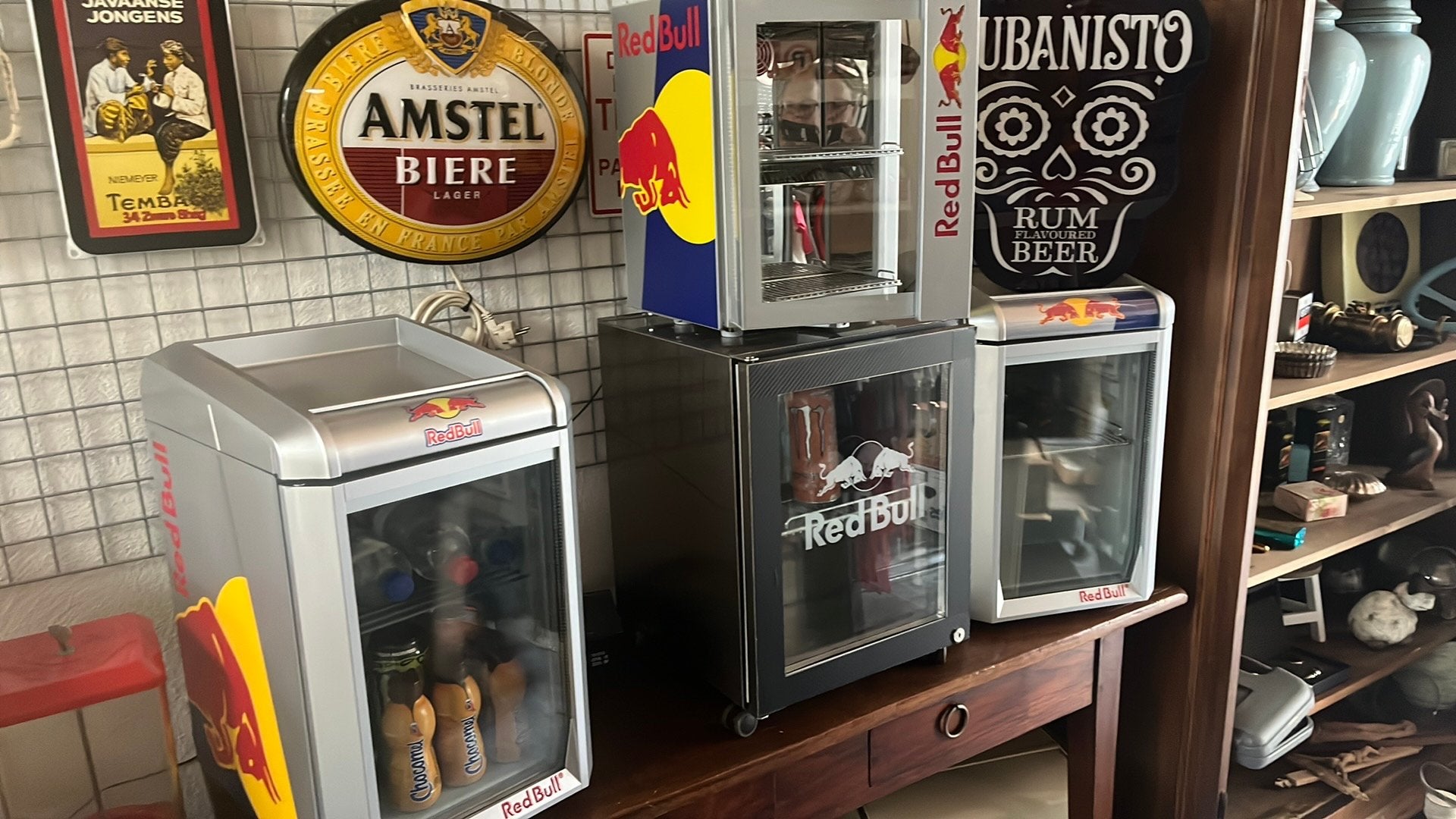 Red bull frigo, Ophalen, Zo goed als nieuw