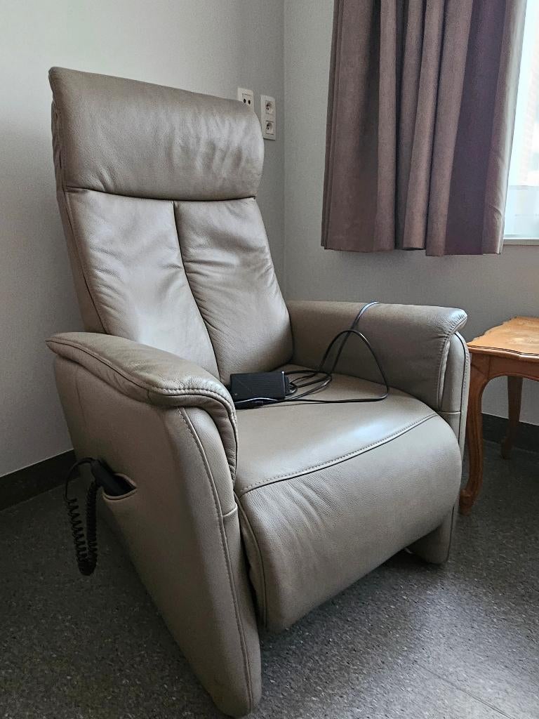 elektrische relax zetel Ergodome, Enlèvement, Comme neuf, Cuir