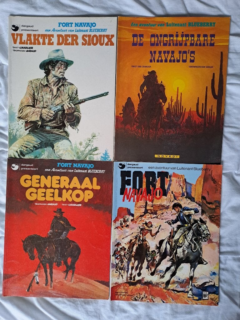 Blueberry, Gelezen, Charlier; Giraud, Ophalen of Verzenden, Meerdere stripboeken