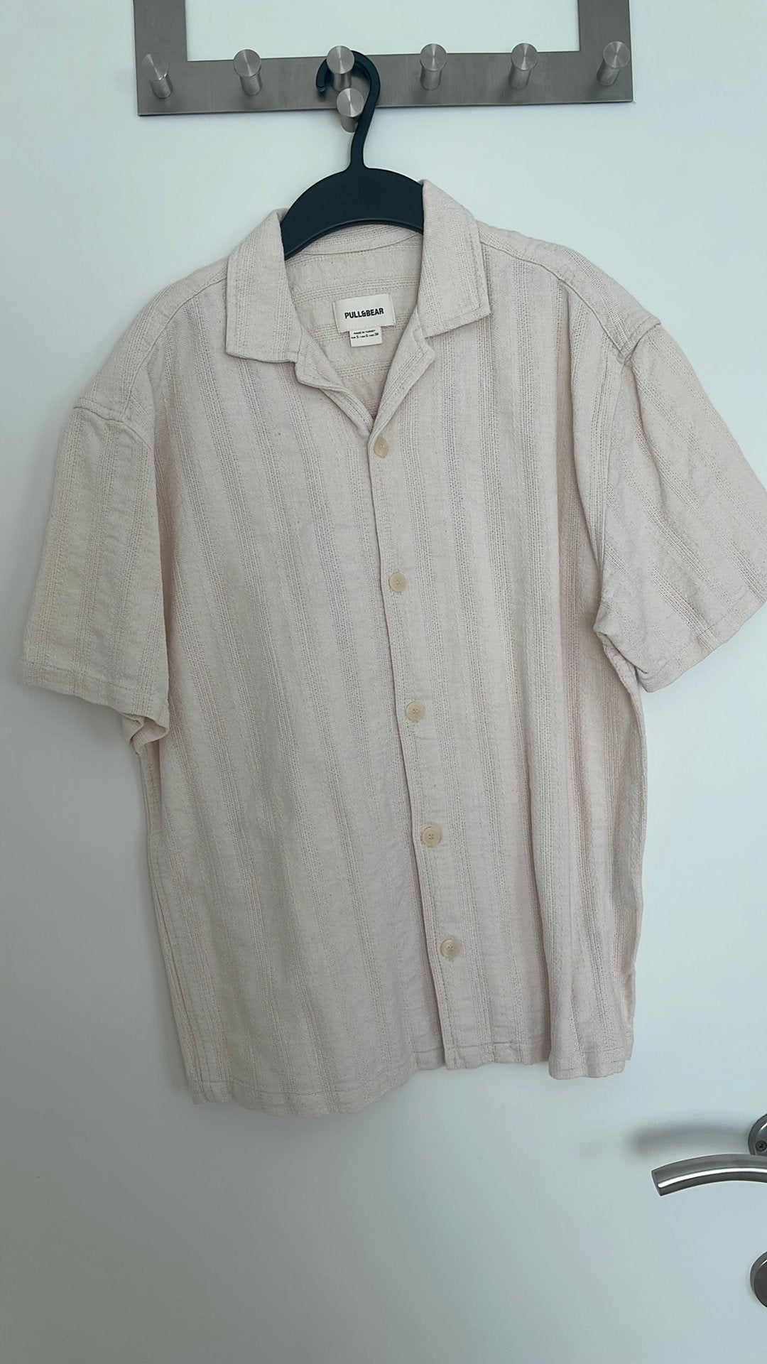 Hemd beige pull & bear, Kleding | Heren, Overhemden, Ophalen of Verzenden, Gedragen, Beige