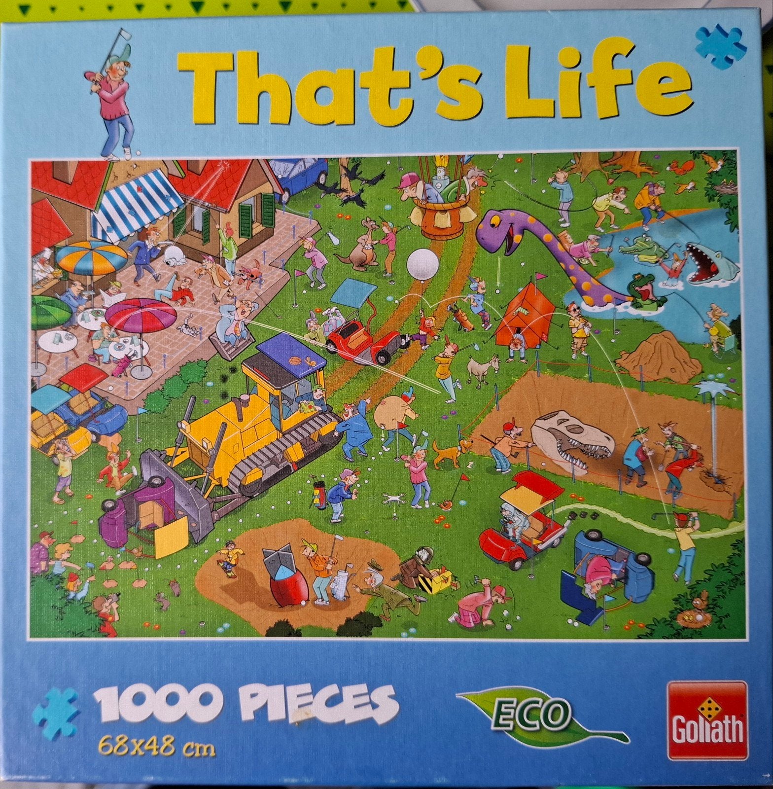 puzzels that's life Goliath - 1000 stukjes, Ophalen, 500 t/m 1500 stukjes, Zo goed als nieuw