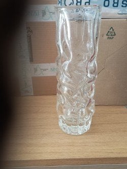 glazen vaas, Ophalen of Verzenden, Zo goed als nieuw, Glas, 33 cm