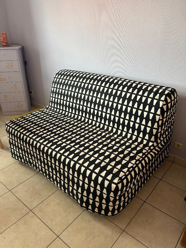 Canapé convertible, 75 à 100 cm, Moins de 150 cm, Banc droit, Comme neuf