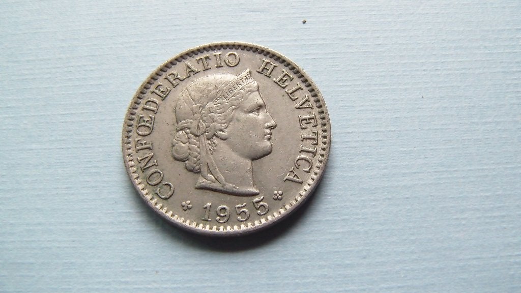 suisse 5 rappen 1955 B, Enlèvement