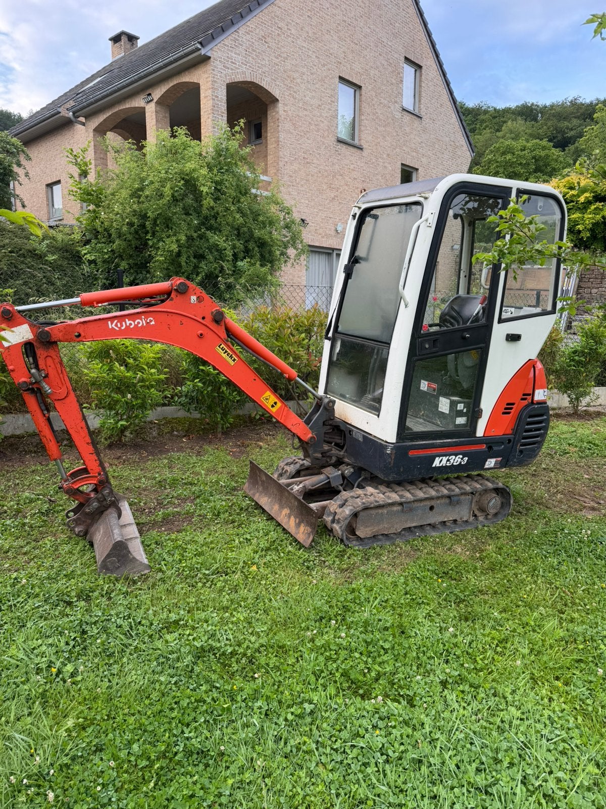 Excavatrice mini pelle Kubota Kx 36-3  1,5t, Zakelijke goederen, Machines en Bouw | Kranen en Graafmachines, Ophalen, Graafmachine