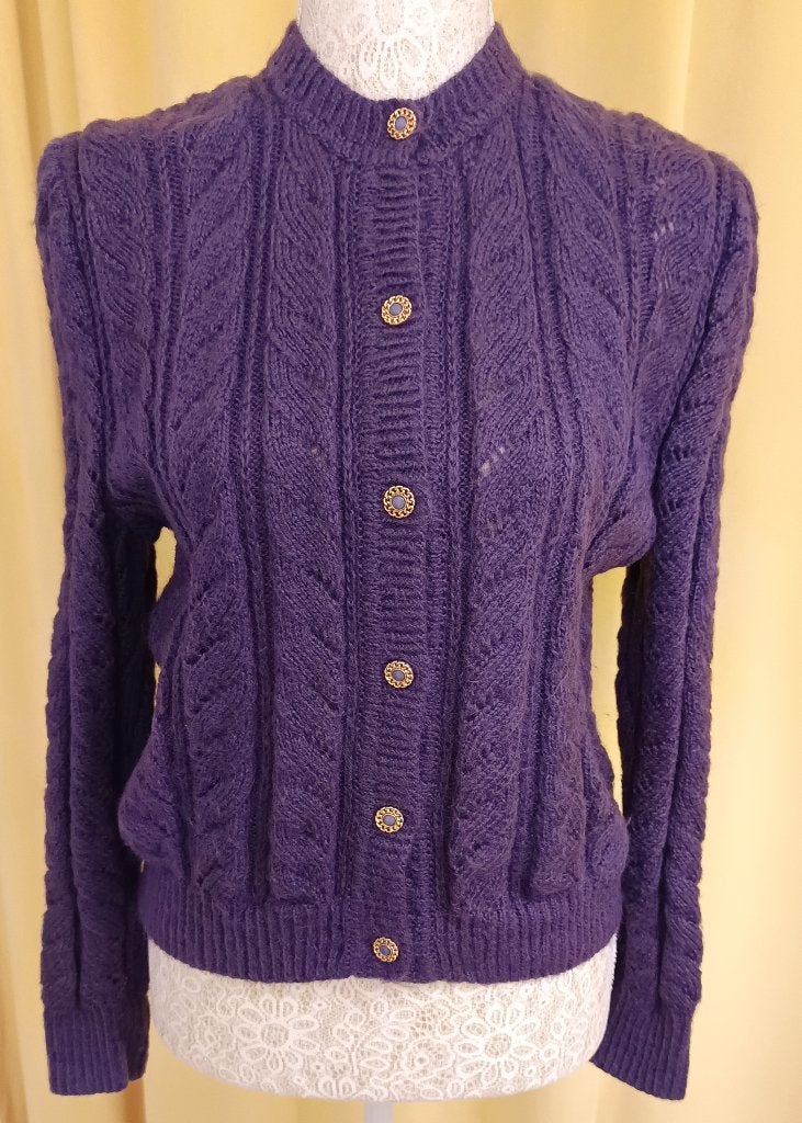 Sweater cardigan. size S/M, Ophalen of Verzenden, Nieuw, Maat 38/40 (M), Paars